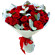 Beauty. Perfect red roses emphasized by delicate green fillers is always an outstanding gift.. Minsk