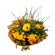 Sunlight. This well-balanced arrangement of yellow roses and a gerbera will express your warmest feelings.. Minsk