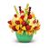 Fruit fountain. Delicious edible fruit arrangement of oranges, apples, grapes, pineapple and strawberries!. Minsk